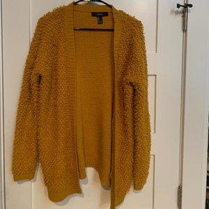 Forever 21 Mustard Cardigan